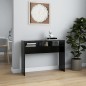 vidaXL Mesa consola madera contrachapada negro 105x30x80 cm vidaXL Mesa consola madera contrachapada negro 105x30x80 cm