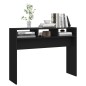 vidaXL Mesa consola madera contrachapada negro 105x30x80 cm vidaXL Mesa consola madera contrachapada negro 105x30x80 cm