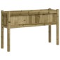 vidaXL Jardineras con patas 2 uds madera de pino impregnada vidaXL Jardineras con patas 2 uds madera de pino impregnada