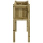 vidaXL Jardineras con patas 2 uds madera de pino impregnada vidaXL Jardineras con patas 2 uds madera de pino impregnada