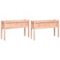 vidaXL Jardineras con patas 2 uds madera maciza de abeto Douglas vidaXL Jardineras con patas 2 uds madera maciza de abeto Douglas