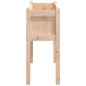 vidaXL Jardineras de exterior con patas 2 uds madera maciza de pino vidaXL Jardineras de exterior con patas 2 uds madera maciza de pino