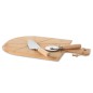 Excellent Houseware Set para pizza 3 piezas bambú 43x30 cm Excellent Houseware Set para pizza 3 piezas bambú 43x30 cm