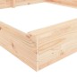 vidaXL Arenero con asientos cuadrado madera maciza de pino vidaXL Arenero con asientos cuadrado madera maciza de pino