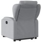 vidaXL Sillón reclinable elevable de tela gris claro vidaXL Sillón reclinable elevable de tela gris claro