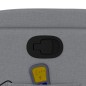 vidaXL Sillón de masaje reclinable de pie de tela gris claro