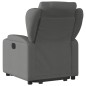 vidaXL Sillón eléctrico reclinable elevable de tela gris oscuro vidaXL Sillón eléctrico reclinable elevable de tela gris oscuro
