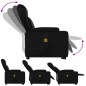 vidaXL Sillón reclinable de masaje de pie cuero artificial negro vidaXL Sillón reclinable de masaje de pie cuero artificial negro