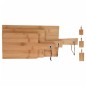 Excellent Houseware Juego de tablas de cortar con soporte 3 pzas bambú Excellent Houseware Juego de tablas de cortar con soporte 3 pzas bambú