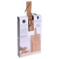 Excellent Houseware Juego de tablas de cortar con soporte 3 pzas bambú Excellent Houseware Juego de tablas de cortar con soporte 3 pzas bambú