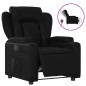 vidaXL Sillón reclinable eléctrico de cuero sintético negro vidaXL Sillón reclinable eléctrico de cuero sintético negro