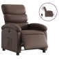 vidaXL Sillón reclinable eléctrico de cuero sintético marrón vidaXL Sillón reclinable eléctrico de cuero sintético marrón