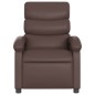 vidaXL Sillón reclinable eléctrico de cuero sintético marrón vidaXL Sillón reclinable eléctrico de cuero sintético marrón