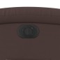 vidaXL Sillón reclinable eléctrico de cuero sintético marrón vidaXL Sillón reclinable eléctrico de cuero sintético marrón