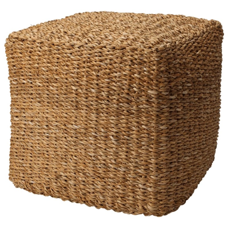 Home&Styling Puf redondo natural de hierba marina 40x40x38 cm Home&Styling Puf redondo natural de hierba marina 40x40x38 cm