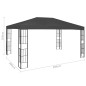 vidaXL Cenador con tira de luces LED gris antracita 3x4 m vidaXL Cenador con tira de luces LED gris antracita 3x4 m