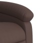 vidaXL Sillón de masaje reclinable eléctrico cuero sintético marrón vidaXL Sillón de masaje reclinable eléctrico cuero sintético marrón