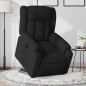 vidaXL Sillón eléctrico reclinable elevable de tela negro vidaXL Sillón eléctrico reclinable elevable de tela negro
