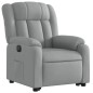 vidaXL Sillón eléctrico reclinable elevable de tela gris claro vidaXL Sillón eléctrico reclinable elevable de tela gris claro