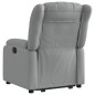 vidaXL Sillón eléctrico reclinable elevable de tela gris claro vidaXL Sillón eléctrico reclinable elevable de tela gris claro
