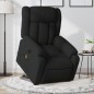vidaXL Sillón de masaje eléctrico reclinable elevable tela negro vidaXL Sillón de masaje eléctrico reclinable elevable tela negro