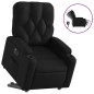 vidaXL Sillón reclinable y elevable eléctrico cuero sintético negro vidaXL Sillón reclinable y elevable eléctrico cuero sintético negro