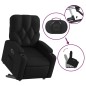 vidaXL Sillón reclinable y elevable eléctrico cuero sintético negro vidaXL Sillón reclinable y elevable eléctrico cuero sintético negro
