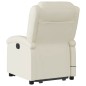 vidaXL Sillón reclinable de masaje de pie cuero artificial color crema vidaXL Sillón reclinable de masaje de pie cuero artificial color crema