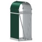 vidaXL Leñero de acero galvanizado verde 40x45x100 cm vidaXL Leñero de acero galvanizado verde 40x45x100 cm