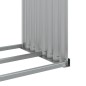 vidaXL Leñero de acero galvanizado verde 120x45x210 cm vidaXL Leñero de acero galvanizado verde 120x45x210 cm