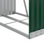 vidaXL Leñero de acero galvanizado verde 80x45x190 cm vidaXL Leñero de acero galvanizado verde 80x45x190 cm