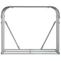 vidaXL Leñero de acero galvanizado gris antracita 120x45x100 cm vidaXL Leñero de acero galvanizado gris antracita 120x45x100 cm