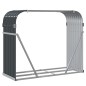 vidaXL Leñero de acero galvanizado gris antracita 120x45x100 cm vidaXL Leñero de acero galvanizado gris antracita 120x45x100 cm