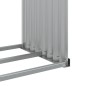 vidaXL Leñero de acero galvanizado gris antracita 120x45x100 cm vidaXL Leñero de acero galvanizado gris antracita 120x45x100 cm