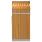 vidaXL Leñero de acero galvanizado marrón claro 40x45x100 cm vidaXL Leñero de acero galvanizado marrón claro 40x45x100 cm