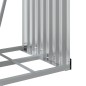 vidaXL Leñero de acero galvanizado marrón claro 40x45x100 cm vidaXL Leñero de acero galvanizado marrón claro 40x45x100 cm