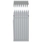 vidaXL Leñero de acero galvanizado plateado 80x45x120 cm vidaXL Leñero de acero galvanizado plateado 80x45x120 cm