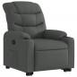 vidaXL Sillón reclinable elevable de tela gris oscuro vidaXL Sillón reclinable elevable de tela gris oscuro
