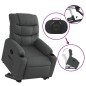 vidaXL Sillón reclinable elevable de tela gris oscuro vidaXL Sillón reclinable elevable de tela gris oscuro