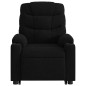 vidaXL Sillón eléctrico reclinable elevable de tela negro vidaXL Sillón eléctrico reclinable elevable de tela negro