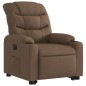 vidaXL Sillón eléctrico reclinable elevable de tela marrón vidaXL Sillón eléctrico reclinable elevable de tela marrón