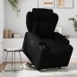 vidaXL Sillón reclinable y elevable eléctrico cuero sintético negro vidaXL Sillón reclinable y elevable eléctrico cuero sintético negro
