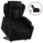 vidaXL Sillón reclinable y elevable eléctrico cuero sintético negro vidaXL Sillón reclinable y elevable eléctrico cuero sintético negro