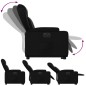 vidaXL Sillón reclinable y elevable eléctrico cuero sintético negro vidaXL Sillón reclinable y elevable eléctrico cuero sintético negro
