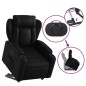 vidaXL Sillón reclinable y elevable eléctrico cuero sintético negro vidaXL Sillón reclinable y elevable eléctrico cuero sintético negro