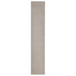vidaXL Alfombra de sisal para rascador color arena 66x350 cm