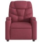 vidaXL Sillón de masaje reclinable eléctrico tela rojo tinto vidaXL Sillón de masaje reclinable eléctrico tela rojo tinto