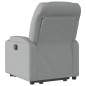 vidaXL Sillón eléctrico reclinable elevable de tela gris claro vidaXL Sillón eléctrico reclinable elevable de tela gris claro