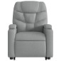 vidaXL Sillón eléctrico reclinable elevable de tela gris claro vidaXL Sillón eléctrico reclinable elevable de tela gris claro