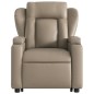 vidaXL Sillón elevable eléctrico cuero artificial capuchino vidaXL Sillón elevable eléctrico cuero artificial capuchino